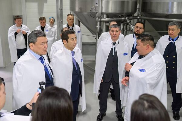 Крупнейший в Казахстане цех по производству сгущенного молока открыли в Петропавловске 