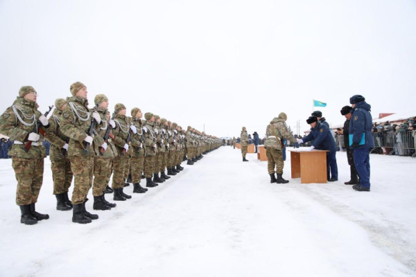 В Акмолинском гарнизоне солдаты войск ПВО дали клятву на верность Родине В Акмолинском гарнизоне солдаты войск ПВО дали клятву на верность Родине