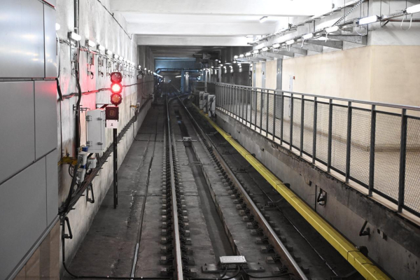 
Как сейчас выглядит строящаяся станция метро "Калкаман" в Алматы
