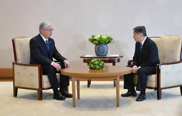 Токаев встретился с императором Японии Нарухито Токаев встретился с императором Японии Нарухито