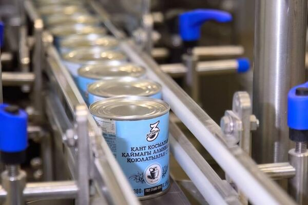 Крупнейший в Казахстане цех по производству сгущенного молока открыли в Петропавловске 