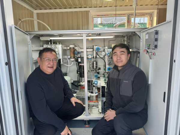 Первая в Казахстане станция зеленого водорода работает полностью на ВИЭ Первая в Казахстане станция зеленого водорода работает полностью на ВИЭ