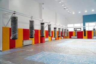 В г. Кокшетау завершается строительство спортивного комплекса «Кокше Арена» В г. Кокшетау завершается строительство спортивного комплекса «Кокше Арена»