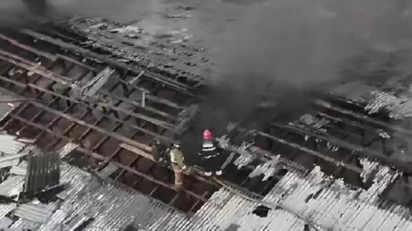 Птицефабрика загорелась в селе СКО
Птицефабрика загорелась в селе СКО