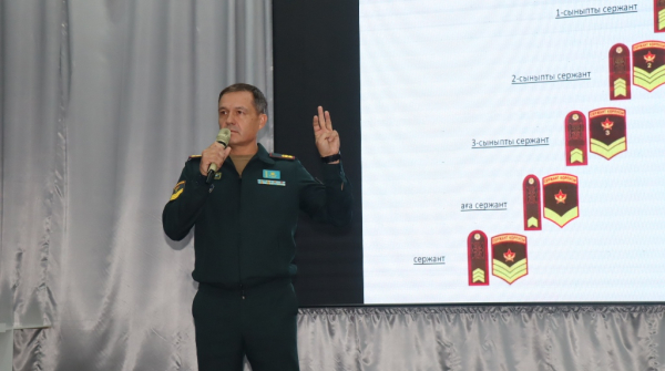 В Ленгере состоялась встреча школьников с представителями Военного колледжа