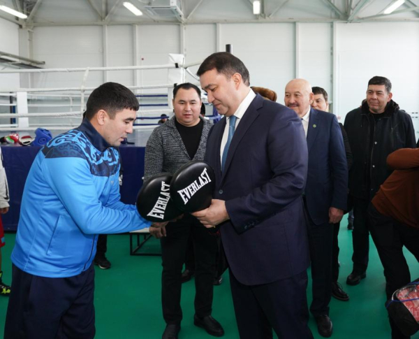 Развитие массового спорта: в Туркестанской области открыли современный спортцентр