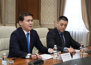 НУРАЛХАН КУШЕРОВ ВСТРЕТИЛСЯ С ГЛАВНЫМ ДИРЕКТОРОМ ПО ПРОИЗВОДСТВУ КОМПАНИИ &laquo;КАЗАТОМПРОМ&raquo;