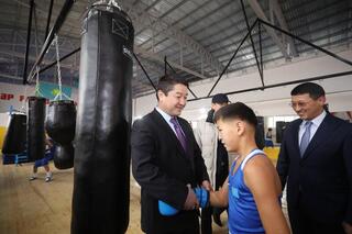 В Мангистау впервые открылся школа-интернат колледж для одарённых в сфере спорта детей