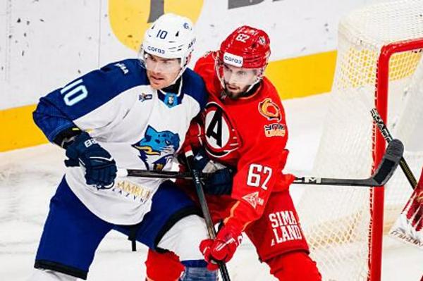 "Барыс" на выезде победил "Автомобилист" 