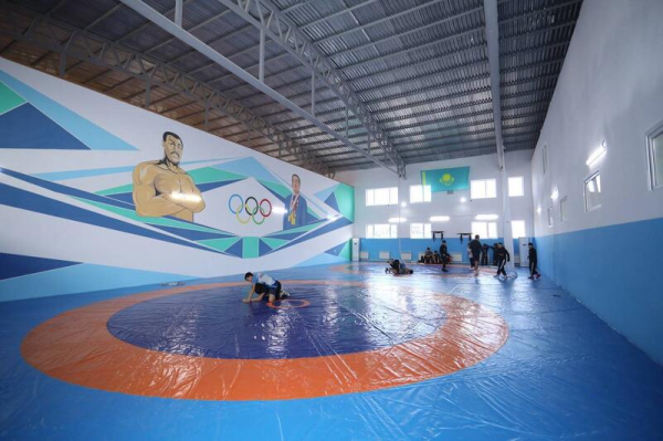 В Мангистау впервые открылся школа-интернат колледж для одарённых в сфере спорта детей