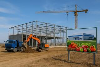 Завод по глубокой переработке 70 тыс тонн овощей и фруктов строят в Алматинской области Завод по глубокой переработке 70 тыс тонн овощей и фруктов строят в Алматинской области