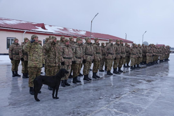 Четвероногий &laquo;солдат&raquo; служит в войсковой части Вооруженных сил
