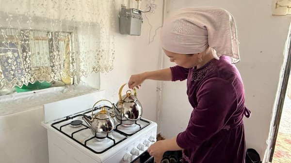 В дом 105-летней труженицы тыла из Актюбинской области провели газ В дом 105-летней труженицы тыла из Актюбинской области провели газ