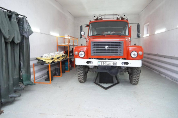 В селах Казахстана продолжают открывать и модернизировать пожарные посты