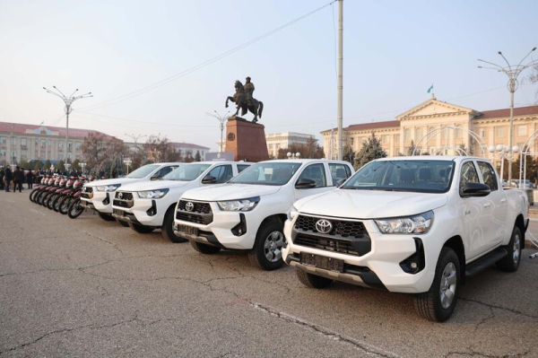 В Жамбылской области автопарки ветеринарной службы и лесного хозяйства пополнились новой техникой