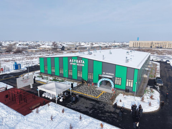 Развитие массового спорта: в Туркестанской области открыли современный спортцентр