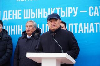 В Коргалжынском районе открылся физкультурно-оздоровительный комплекс