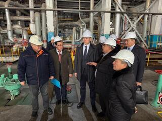 В Жамбылской области ведётся строительство пяти газотурбинных установок В Жамбылской области ведётся строительство пяти газотурбинных установок