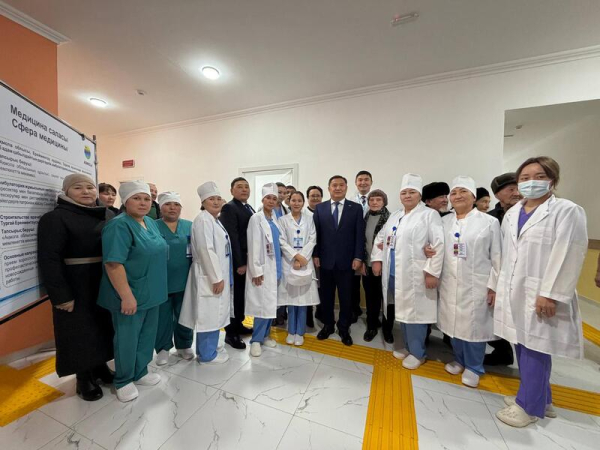 В Ерейментауском районе открылась врачебная амбулатория