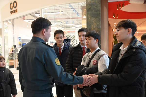 В Мангистауской области прошла патриотическая акция в поддержку призыва в армию