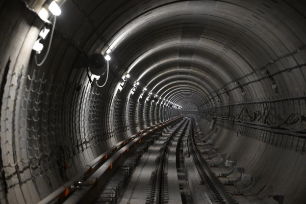 
Как сейчас выглядит строящаяся станция метро "Калкаман" в Алматы
