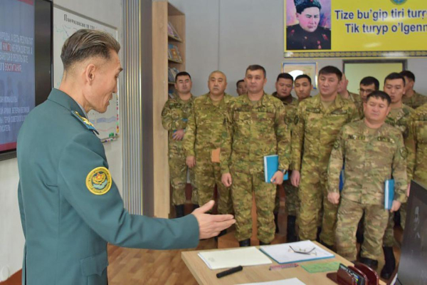 Учебный класс в честь легендарного полководца открыли в Казахстане