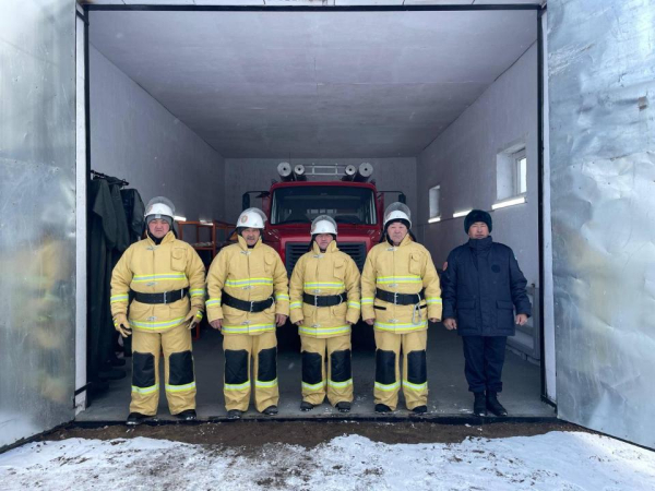 В селах Казахстана продолжают открывать и модернизировать пожарные посты