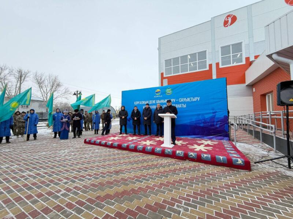 В Коргалжынском районе открылся физкультурно-оздоровительный комплекс