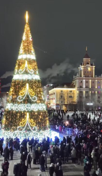 
Сияние зимы: как выглядят главные новогодние ёлки в городах Казахстана
