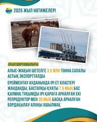 Акмолинская область в 2025 году подтвердила статус ведущего аграрного региона страны