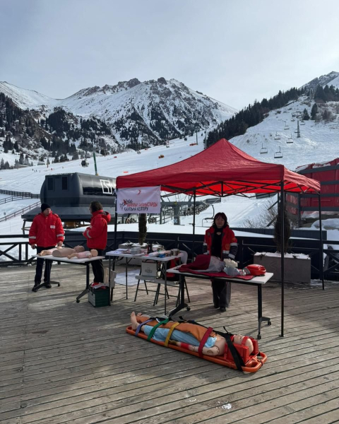 Тренинг по сердечно-легочной реанимации прошел для экстренных служб Алматы