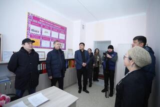Нурдалет Килыбай ознакомился с работой ряда социальных и инфраструктурных объектов в селе Сайотес
