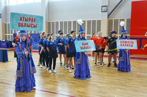 В области Ұлытау стартовал республиканский чемпионат по настольному теннису