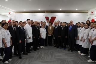 Поликлиника на 1000 посещений в смену открылась в г. Косшы Поликлиника на 1000 посещений в смену открылась в г. Косшы