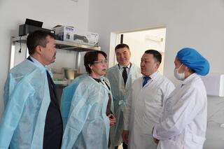 Заместитель акима области проинспектировала медицинские и социальные объекты района Биржан сал Заместитель акима области проинспектировала медицинские и социальные объекты района Биржан сал