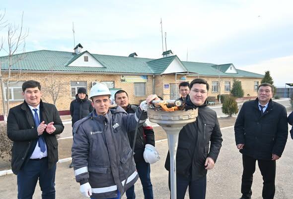 В ТУРКЕСТАНСКОЙ ОБЛАСТИ ПРОДОЛЖАЮТСЯ РАБОТЫ ПО ГАЗИФИКАЦИИ НАСЕЛЕННЫХ ПУНКТОВ