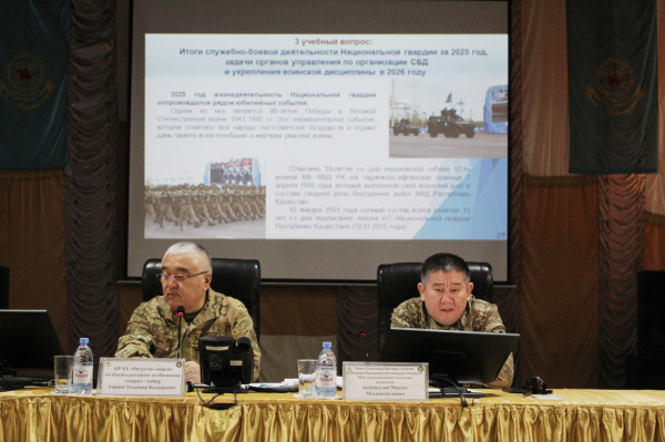 В Национальной гвардии МВД РК начался новый учебный период В Национальной гвардии МВД РК начался новый учебный период