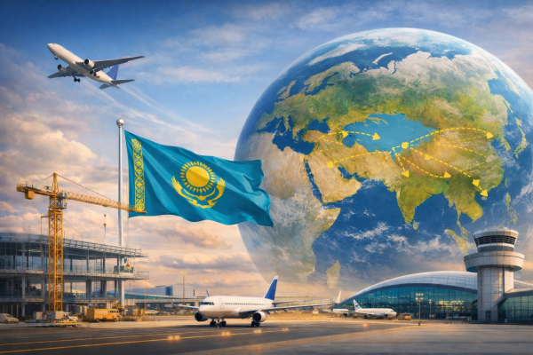 Какие новые аэропорты и рейсы появятся в Казахстане в 2026 году