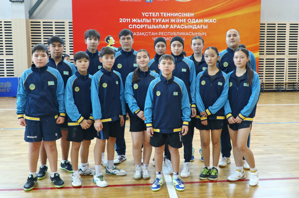 В области Ұлытау стартовал республиканский чемпионат по настольному теннису