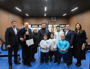 В Кызылорде состоялось торжественное открытие Инклюзивного спортивного центра