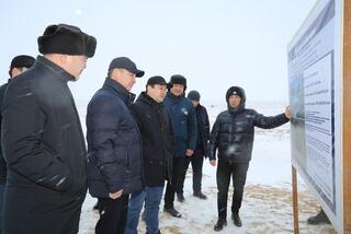 Нурдалет Килыбай ознакомился с работой ряда социальных и инфраструктурных объектов в селе Сайотес