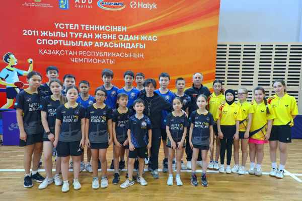 В области Ұлытау стартовал республиканский чемпионат по настольному теннису