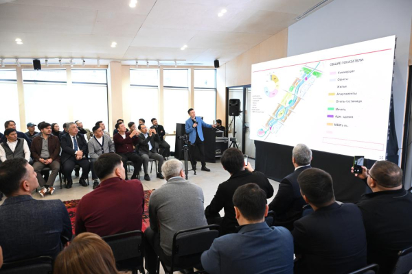 В Аюсае говорили о будущем Алматы и участии частного бизнеса