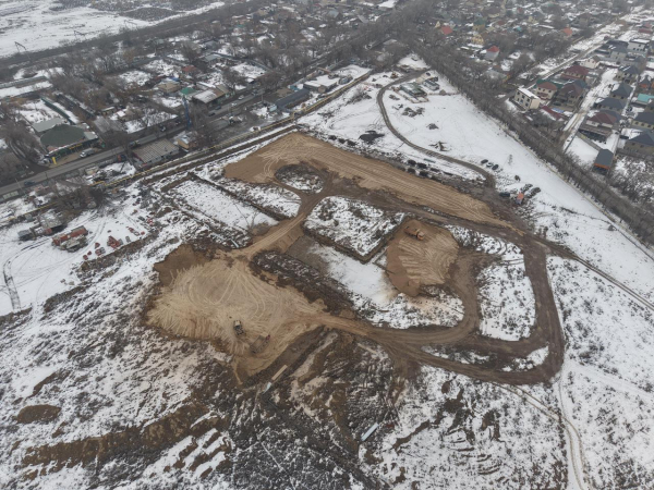 
Незаконно строящийся жилой комплекс демонтировали в Алматы
