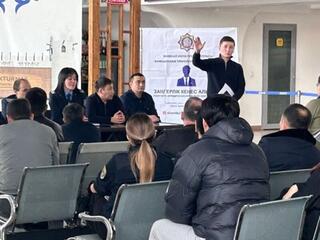 В международном аэропорту «Аулие Ата» г.Тараз проведено занятие по безопасности В международном аэропорту «Аулие Ата» г.Тараз проведено занятие по безопасности