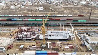 Нурдаулет Килыбай ознакомился с ходом строительства вокзала в Мунайлинском районе