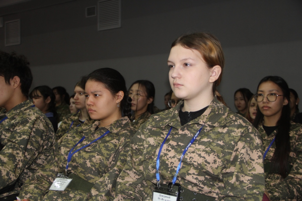 Ветеран Нацгвардии провёл урок мужества в школе Усть-Каменогорска