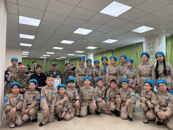 В подшефной школе Национальной гвардии прошел урок мужества