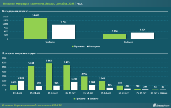 Внешняя миграция Казахстана: третий год подряд идёт устойчивый прирост населения Внешняя миграция Казахстана: третий год подряд идёт устойчивый прирост населения