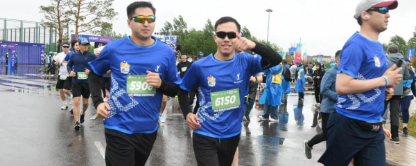 Международный забег на льду прошел на курорте Бурабай